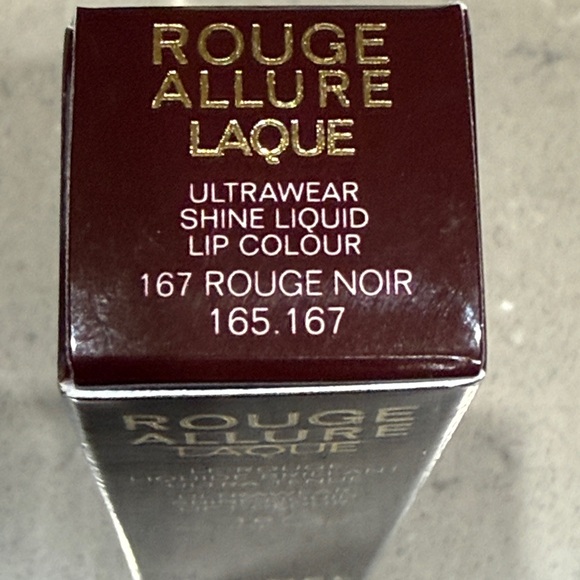 Chanel Rouge Allure Laque Lip Colour - Rouge Noir #167, New/Unused - Picture 2 of 2